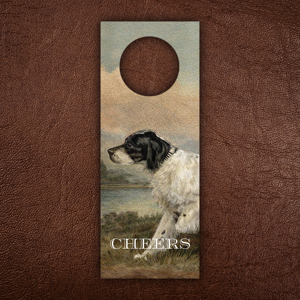 English Setter Bottle Tag