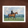 Lady Rider Greeting Card