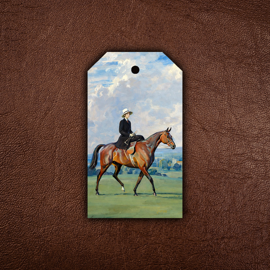Lady Rider Gift Tag