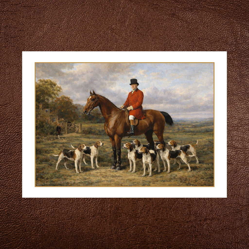 Red Coat Hunting Greeting Card