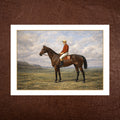 Red Number 9 Racing Greeting Card