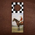 Red Number 9 Racing Bottle Tag