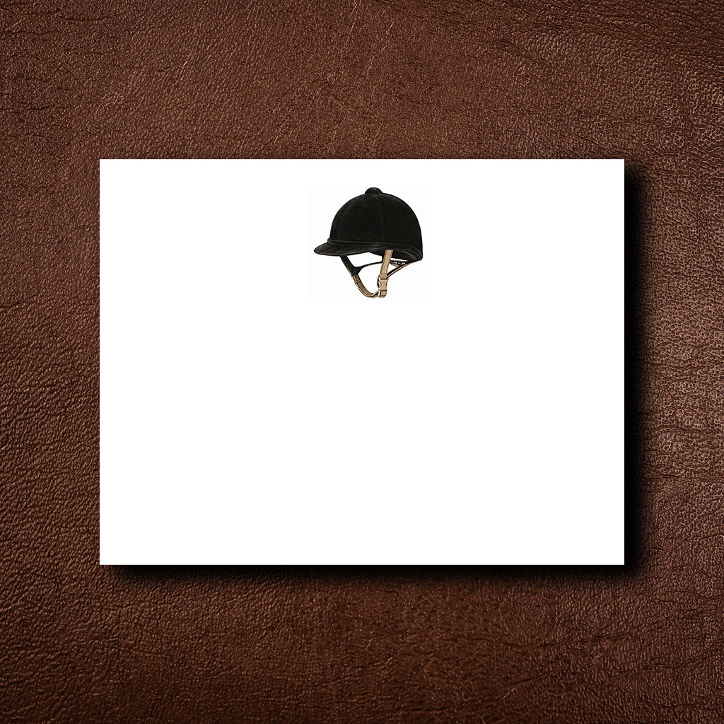 Riding Helmet Notecard