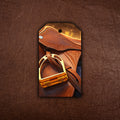 Leather Saddle Gift Tag