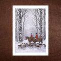 Winter Hunt Greeting Card